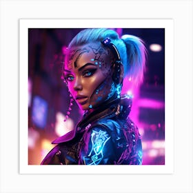 Cyberpunk 6 Art Print