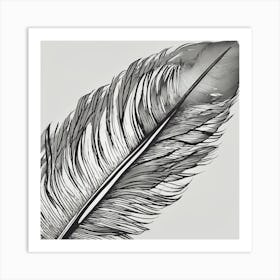 Feather Feather Feather Art Print