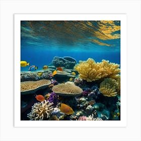 Coral Reef 4 Art Print