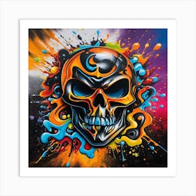 Skull Painting 2 Art Print