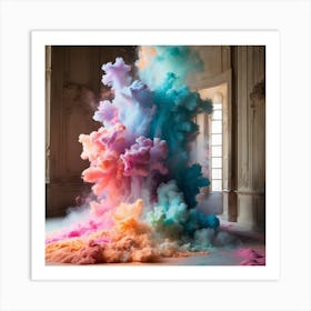 Color overlapping Art Print