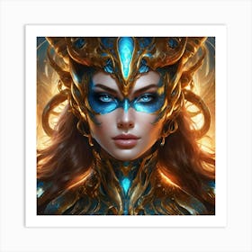 Elven Warrior ugh Art Print