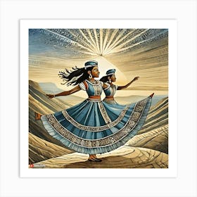 Firefly While We Don T Have Direct Evidence Of How Females Danced In The Indus Valley Civilization, (1) Art Print