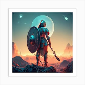 Warrior Art Print