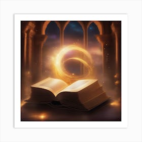 Book Of Magic Art Print