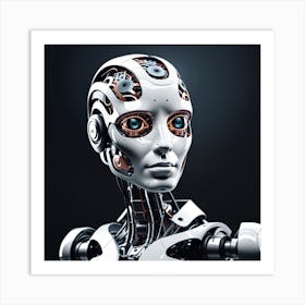 Robot Woman 29 Art Print