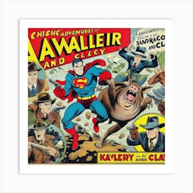 The Amazing Adventures of Kavalier and Clay, 1930's comic 1 Art Print