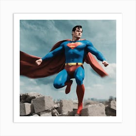 Superman 34 Art Print