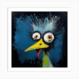 Crazy Parrot 6 Art Print