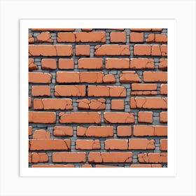 Brick Wall 23 Art Print