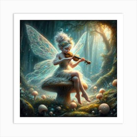 Fairy Violin 2 Art Print