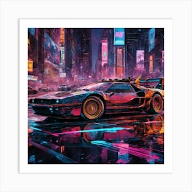 Back To The Future Art Print