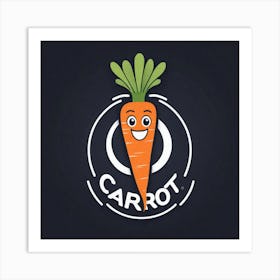 Carrot Logo 8 Art Print