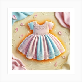 Baby Dress Art Print