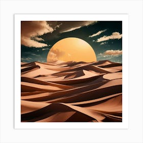 Desert Landscape 1 Art Print