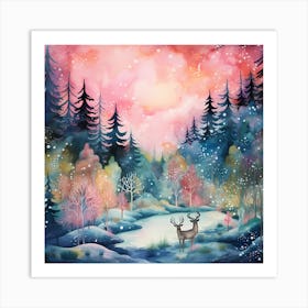 Rose Quartz Noel Reverie Art Print