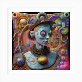 Lucid Dreaming ai art Art Print