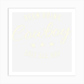 Western Cowboy Cowgirl Gift Art Print