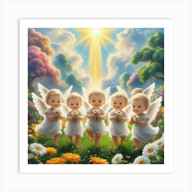 Angels Art Print