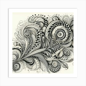 Doodle Art 4 Art Print