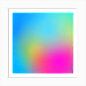 Abstract Colorful Background 22 Art Print