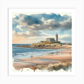 Lighthouse At Dundee Art Print