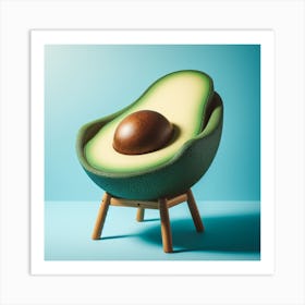 Avocado Chair 4 Art Print