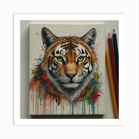 Tiger Painting 1 Art Print