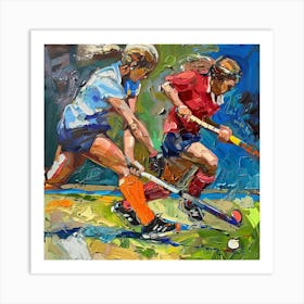 Field Hockey 12 Art Print