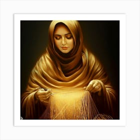 Muslim Woman Art Print