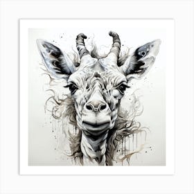 Giraffe 2 Art Print