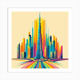 Burj Khalifa 2 Art Print