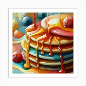 Pancakes Art Print