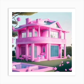 Barbie Dream House (406) Art Print