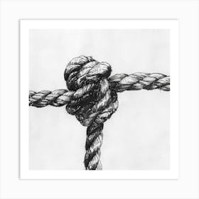 Knotty Knot 1 Art Print