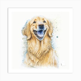 Golden Retriever Art Print