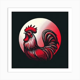 Rooster 7 Art Print