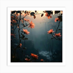 Flora Stock Videos & Royalty-Free Footage 3 Art Print