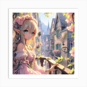 Anime Girl 13 Art Print