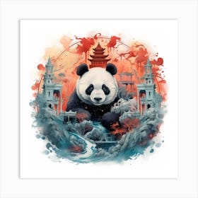 Panda Bear 7 Art Print