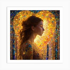 Beautiful woman 22 Art Print