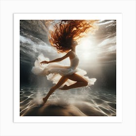 Underwater Dancer Art Print