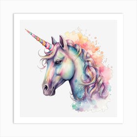 Unicorn Head 1 Art Print