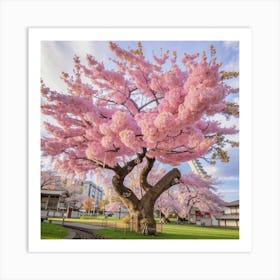 Sakura Tree In Bloom Art Print