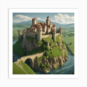 Castle - Castle Stock Videos & Royalty-Free Footage Art Print