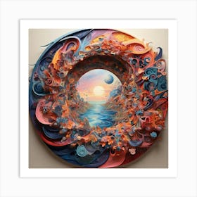 Abstract Painting Art print 1 Art Print