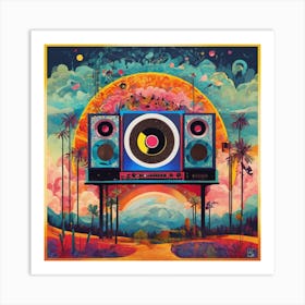 Saturday Night Party Art Print