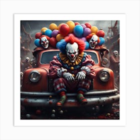 It'S A Clown Car 1 Art Print