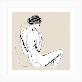 Nude Woman Art Print