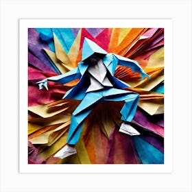 Origami Dancer 93 Art Print